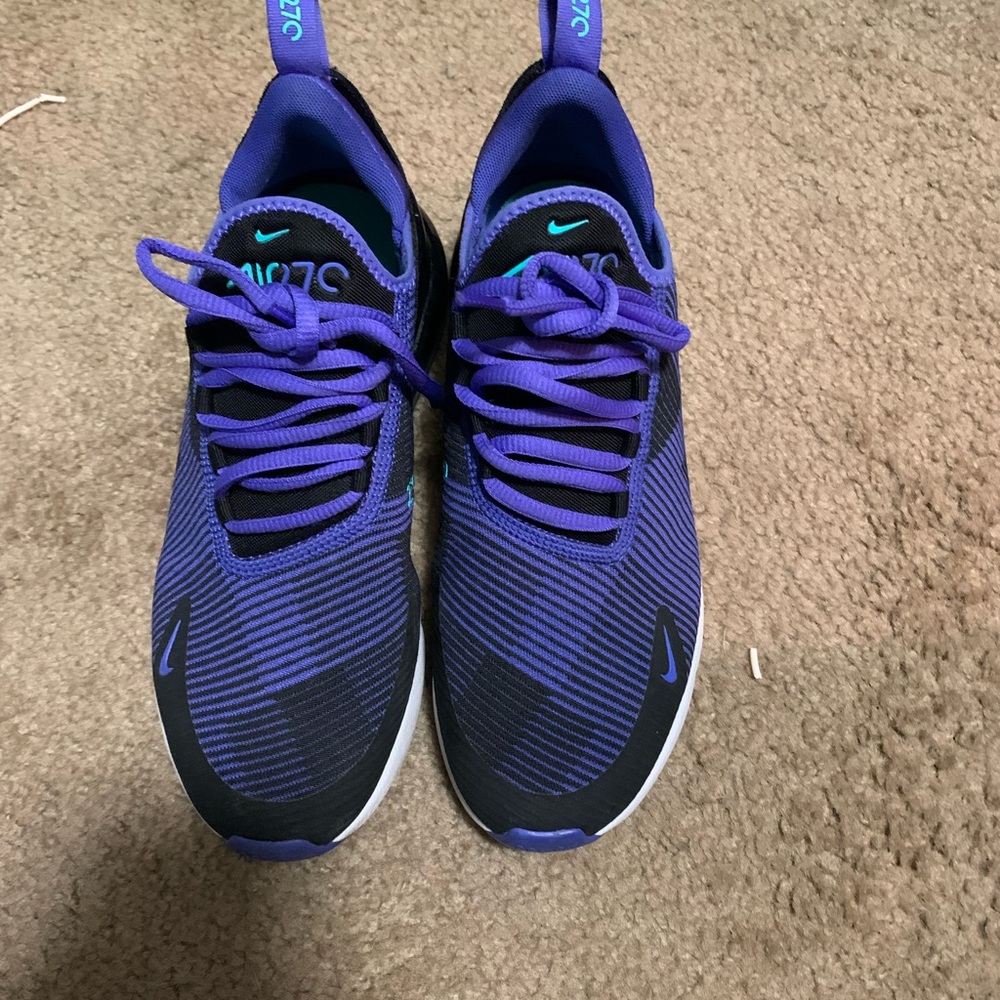 Purple black Nikes